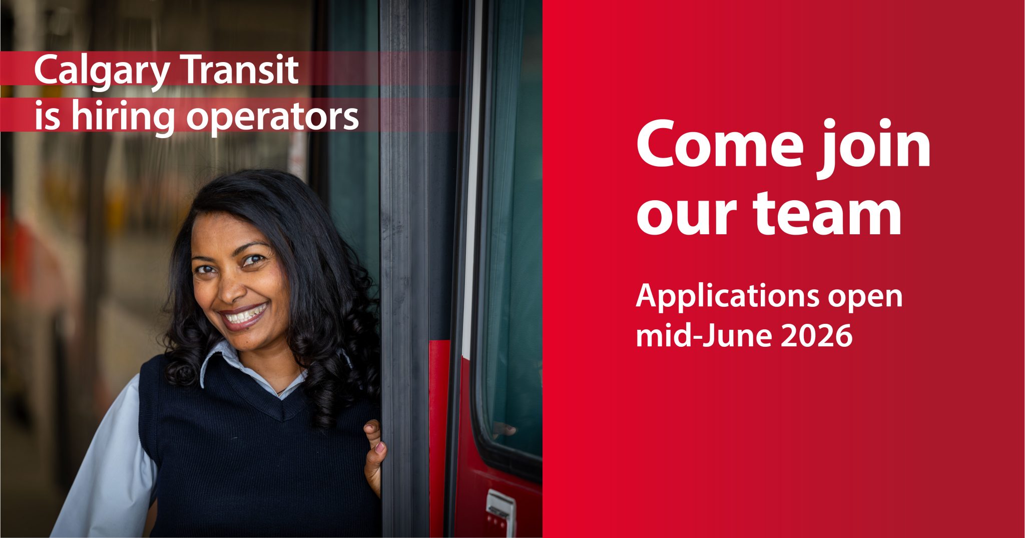 Transit Jobs We're hiring operators - come join our team!